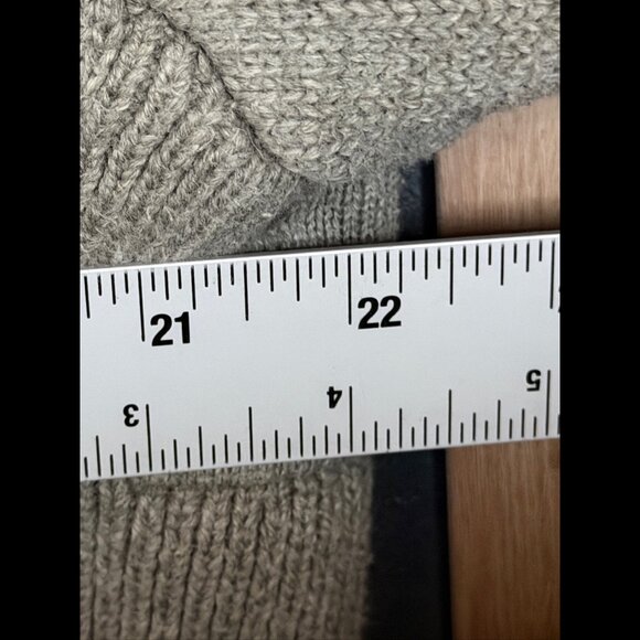 Polo Ralph Lauren Sweater XL Mens Gray Terry Cloth Full Zip Ribbed Neck Casual - Picture 4 of 7